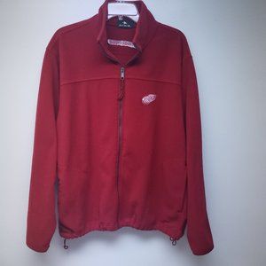 Vintage Detroit Red Wings Full Zip-Up Fleece Jacket
